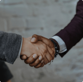 Business Insights Akilah Waldrond CPA shaking hands